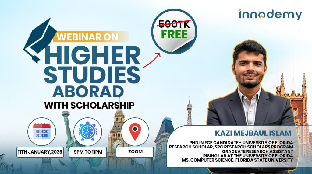 Webinar on Higher Studies Abroad with Scholarship
